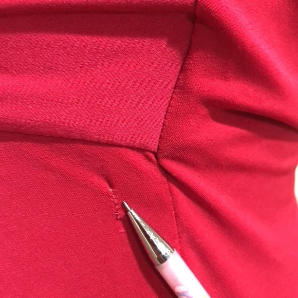 Katie May Leo Gown Maxi Dress Size Large Dark Pink Magenta Grecian Wrap - Picture 5 of 13